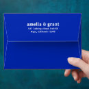 Search for royal blue envelopes Modern