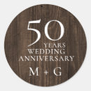 Search for golden anniversary wedding stickers Elegant
