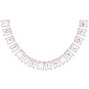 Search for bridal shower bunting flags Watercolor