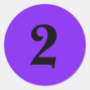 Search for number two stickers Simple