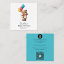 Search for balloon business cards Teddy bear