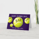Search for tennis holiday cards Dad