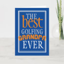 Search for grandpa golf cards Typography
