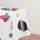 Search for pink and green tablecloths Pickleball