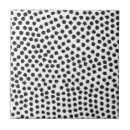 Search for black and white spotted tiles Polka dots