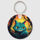 Search for cheshire cat keychains Alice in wonderland