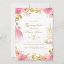 Search for pink paris quinceanera invitations Quinceañera