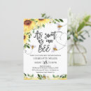 Search for sweet as can bee baby shower invitations Floral