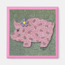 Recherche de porc rose magnets Ferme