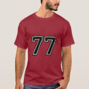 Search for 77 number tshirts Player