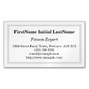 Recherche de condition cartes visite Entraîneur de fitness