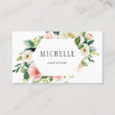 Recherche de fleurs blanches cartes visite Élégant
