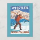 Search for whistler canada postcards Skier
