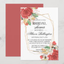 Search for red rose bridal shower invitations Autumn