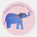 Search for elephant drawing stickers Blue