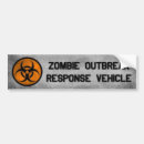 Search for zombie bumper stickers Outbreak