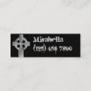 Search for tombstone business cards Gothic