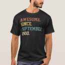 Search for 21 years old tshirts Awesome