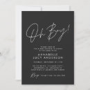 Search for black baby boy shower invitations Script