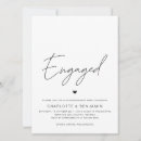 Search for engaged 7x5 invitations Elegant