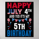 Search for 4th birthday posters Flag
