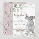 Search for cute koala baby shower invitations Zoo