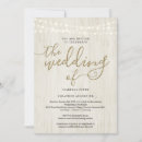 Search for sparkle wedding invitations Gold glitter