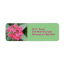 Search for bright pink return address labels Wildflowers