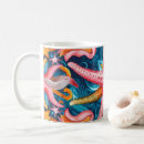 Search for green fish mugs Under the sea