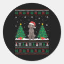 Search for weimaraner dog stickers Dabbing santa claus