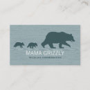 Search for bears business cards Nature
