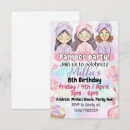 Search for pamper party invitations Girls