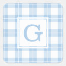 Search for light blue monogram stickers Monogrammed