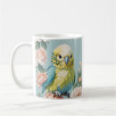 Search for cute parakeet mugs Budgie