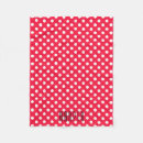 Search for red polka dot blankets Girl