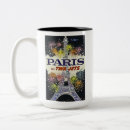 Recherche de tour eiffel vintage tasses Paris
