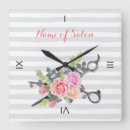 Recherche de ciseaux coiffeur horloges Élégant