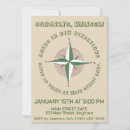 Search for direction 5x7 invitations Compass