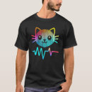 Search for electrocardiogram tshirts Feline
