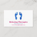 Search for reflexology business cards Foot