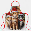 Search for christmas cat aprons Humour