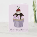 Search for cherry cupcake cards Watercolor