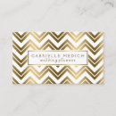 Recherche de chevron or cartes visite Tendance
