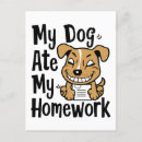 Search for excuse postcards Dog