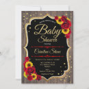 Search for rose baby shower invitations Floral