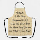 Search for gratitude aprons Elegant