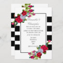 Recherche de rayé mariage invitations Rayures noir et blanc