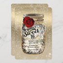 Recherche de pot de maçon anniversaire invitations Cru