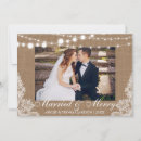 Search for bride wedding announcement cards Married and merry