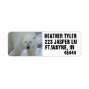 Search for polar bear return address labels Snow